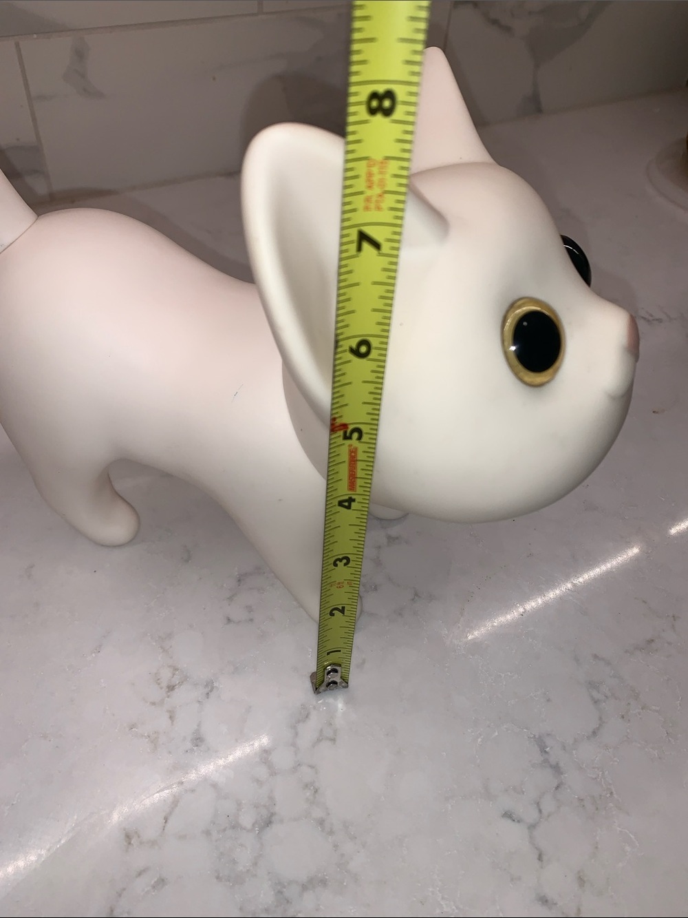 Semk Design Creamy White Kat Cat Bank - Picture 10 of 11